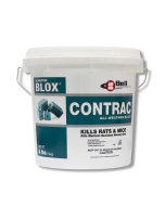 contrac blox in white container with handle