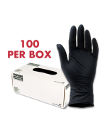 Heavy Duty Black Nitrile Gloves