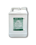 container of Target 6 Plus herbicide for weed control