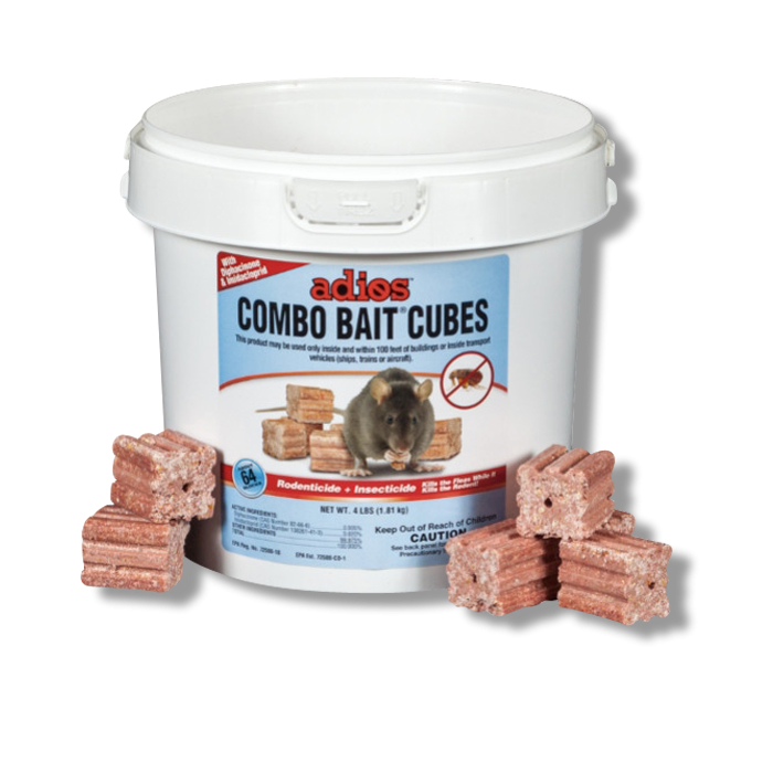Adios Combo Bait Cubes For Rats And Mice