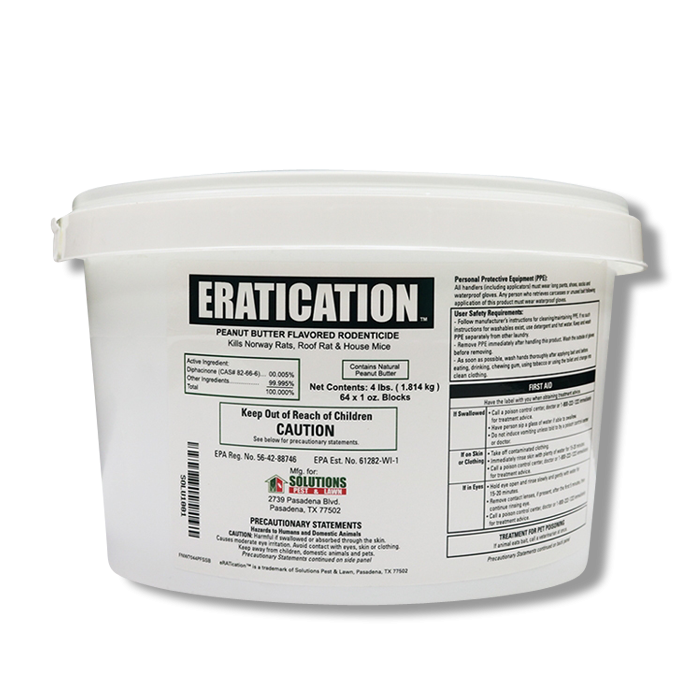 Eratication Rodent Bait  Indoor and Outdoor Rat & Mouse Control