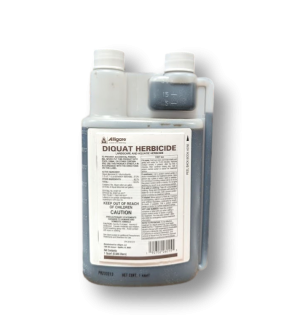 diquat herbicide in white bottle