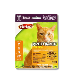 Martin's Prefurred Plus Flea Treatment For Cats