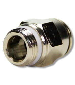 Straight Connector - 3/8" Threaded Male x 1/2" PTC