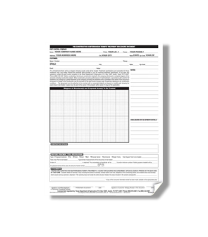 Texas Subterranean Disclosure Documents (50 Pack)