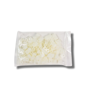 Nylon Clamp 1/4" Natural (bag of 100)