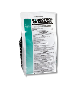 sack of hydrothol granular herbicide