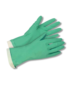 Green Nitrile Chemical Resistant Gloves- Reusable