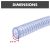 Metal Reinforced Suction Hose (Clear)