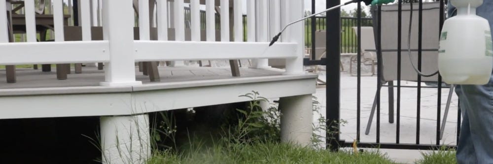 Pump Sprayer Used Under Porch