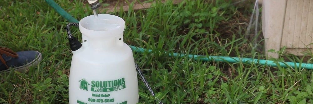 Mixing sprayer with Herbicide