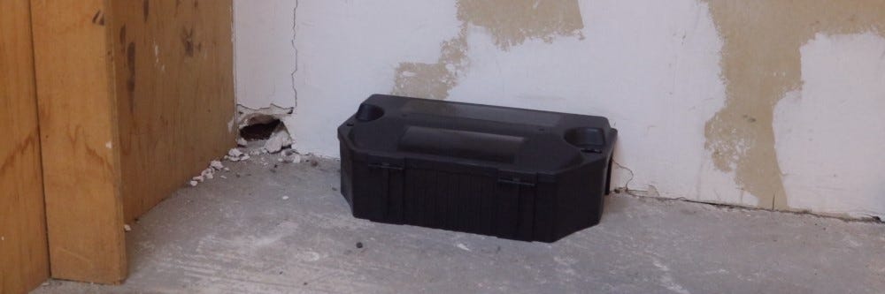 Bait Station in garage Bait Station placement