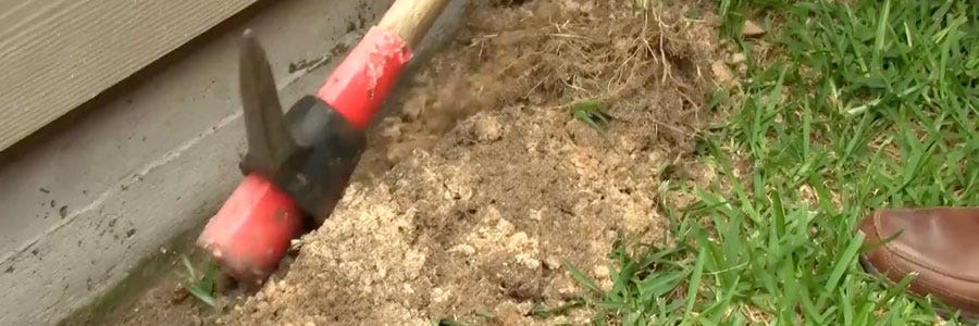 termite treatment trenching