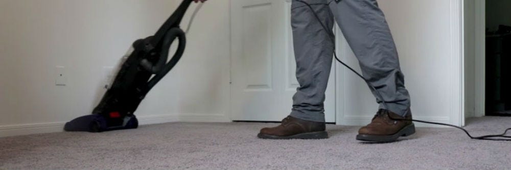 Vacuuming Floor