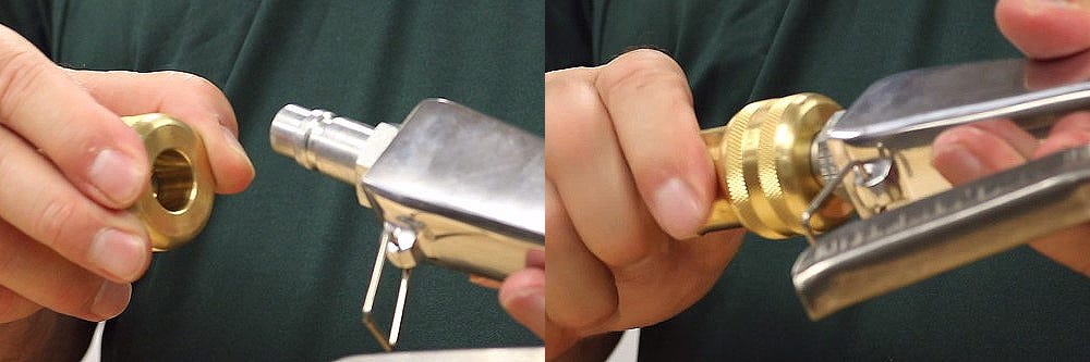 Connecting the coupler