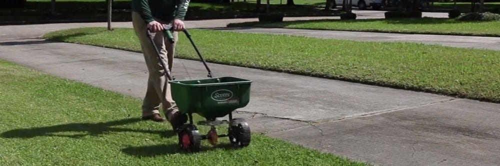 Applying Extinguish Pro Fire Ant Bait