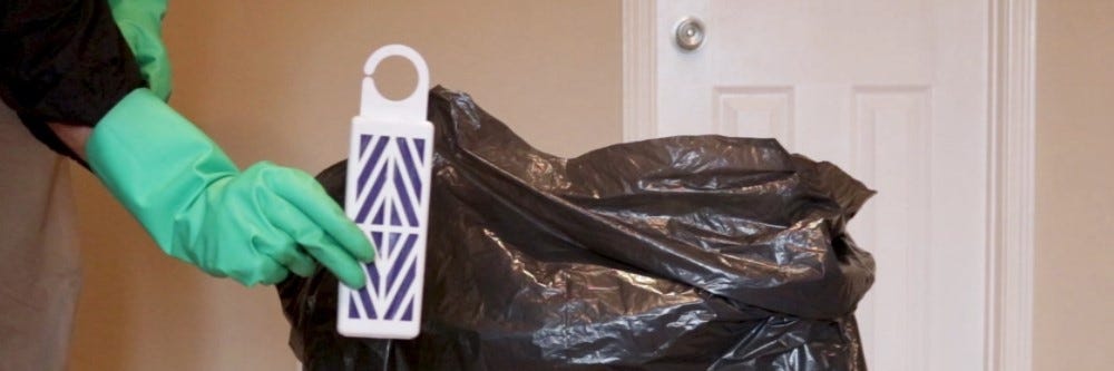 Putting Nuvan Pro Strip in Sealable Bag Putting Nuvan Pro Strip in Sealable Bag