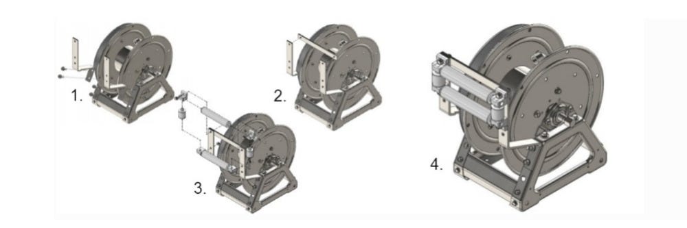 How to install hose reel guide reel guide instructions