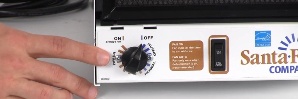 Turning on the Santa Fe Compact 2